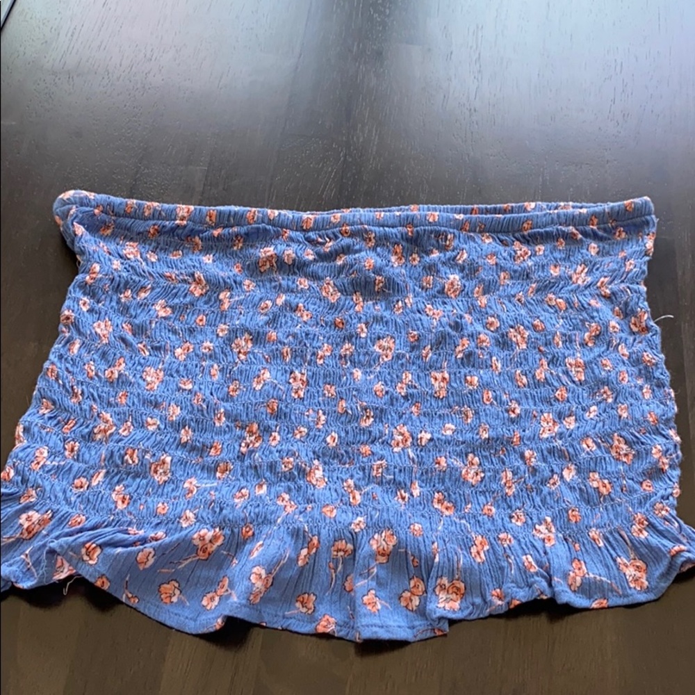 American Eagle smocked tube top